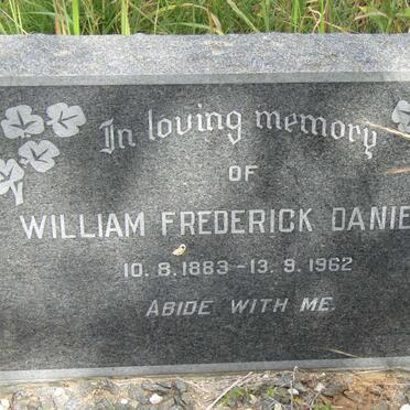 DANIELS William Frederick 1883-1962