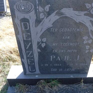 DEYZEL Paul J. 1943-1984