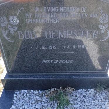 DEMPSTER Bob 1915-1987 &amp; Myrian Vivienne PATERSON 1925-2015