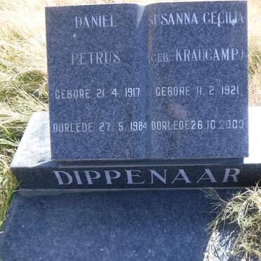 DIPPENAAR Daniel Petrus 1917-1984 &amp; Susanna Cecilia KRAUCAMP 1921-2003