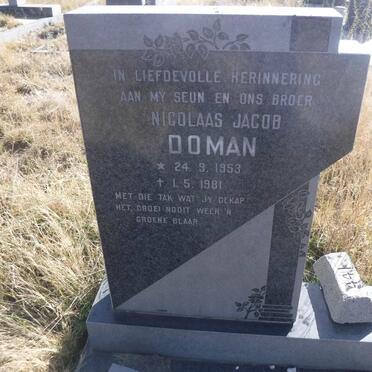 DOMAN Nicolaas Jacob 1953-1981