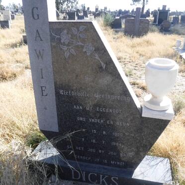DICKS Gawie 1950-1984