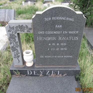 DEYZEL Hendrik Ignatius 1931-1976