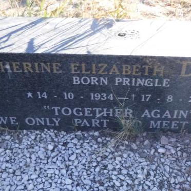 DANIEL Catherine Elizabeth nee PRINGLE 1934-2003