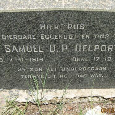 DELPORT Samuel D.P. 1919-1962