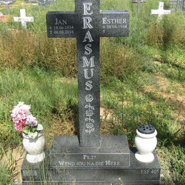 ERASMUS Jan 1934-2016 &amp; Esther 1944-
