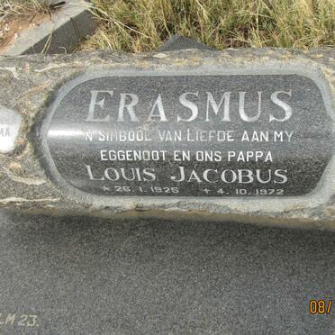 ERASMUS Louis Jacobus 1925-1972
