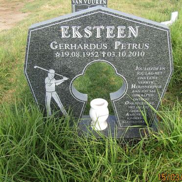 EKSTEEN Gerhardus Petrus 1952-2010