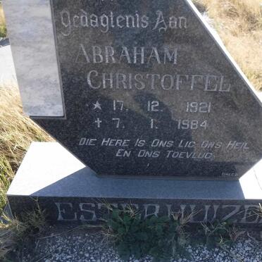 ESTERHUIZEN Abraham Christoffel 1921-1984