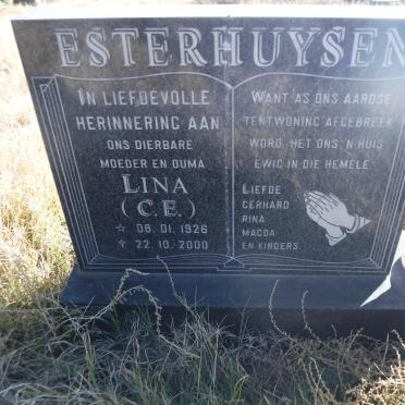 ESTERHUYSEN C.E. 1926-2000