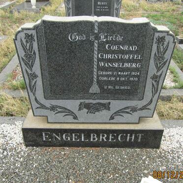 ENGELBRECHT Coenrad Christoffel Wanselberg 1924-1970