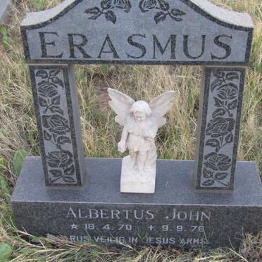 ERASMUS Albertus John 1970-1976