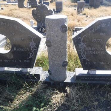 ELS Johannes Hermanus 1904-1984 &amp; Rebecca 1907-1985