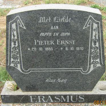 ERASMUS Pieter Ernst 1885-1970