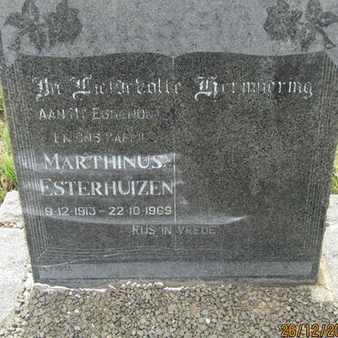 ESTERHUIZEN Marthinus 1913-1969