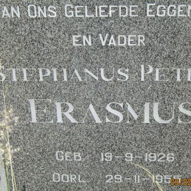ERASMUS Stephanus Petrus 1926-1955