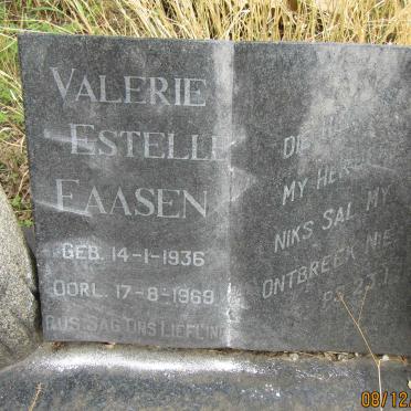 FAASEN Valerie Estelle 1936-1969
