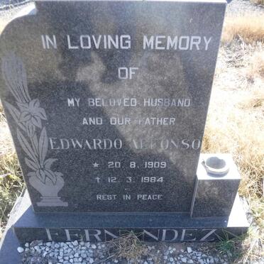 FERNANDEZ Edwardo Alfonso 1909-1984