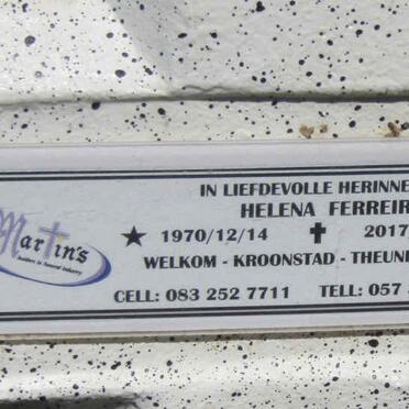 FERREIRA Helena 1970-2017