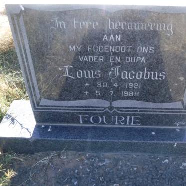 FOURIE Louis Jacobus 1921-1988