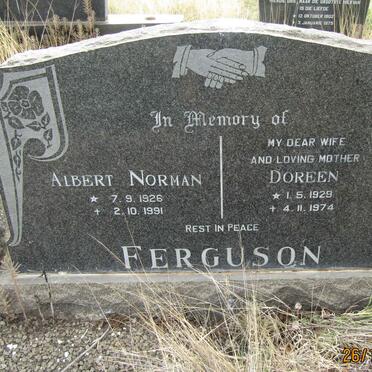 FERGUSON Albert Norman 1926-1991 &amp; Doreen 1929-1974