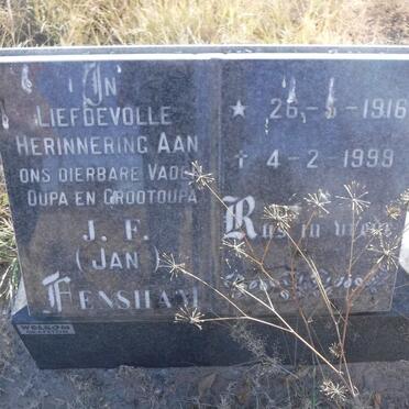 FENSHAM J.F. 1916-1999