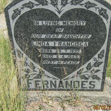 FERNANDES Linda Francisca 1933-1953