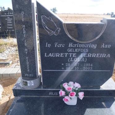 FERREIRA Laurette 1954-2003