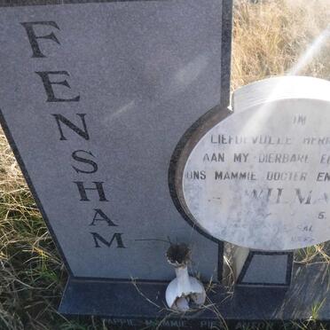 FENSHAM Wilma 1962-1993