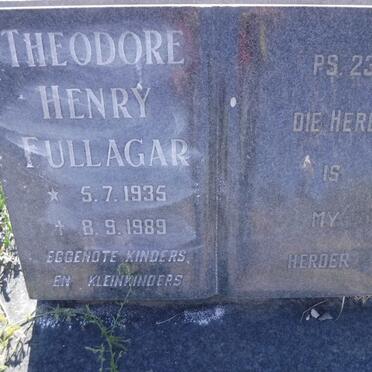 FULLAGAR Theodore Henry 1935-1989