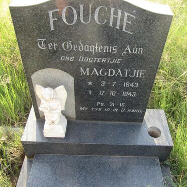 FOUCHÉ Magdatjie 1943-1943