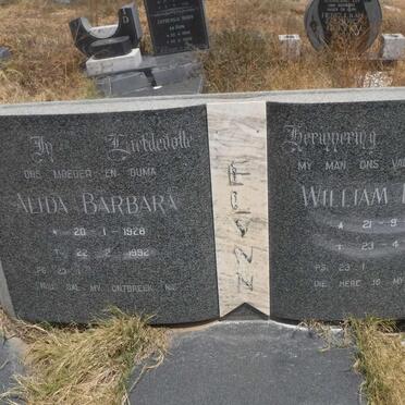 FLYNN William D. Neil 1923-1991 &amp; Alida Barbara 1928-1992
