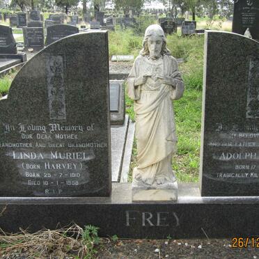 FREY Adolph Arthur 1909-1968 &amp; Linda Muriel HARVEY 1910-1988