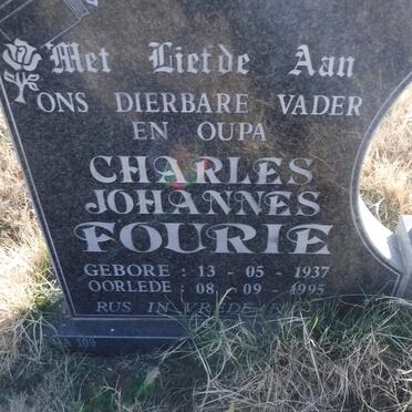 FOURIE Charles Johannes 1937-1995