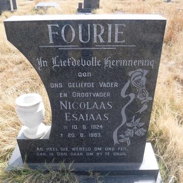 FOURIE Nicolaas Esaiaas 1924-1983