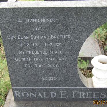 FREESE Ronald E. 1948-1967