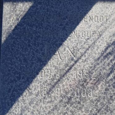 FERREIRA Jan 1952-2003 &amp; Kyfie 1955-