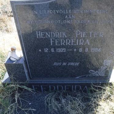 FERREIRA Hendrik Pieter 1909-1984