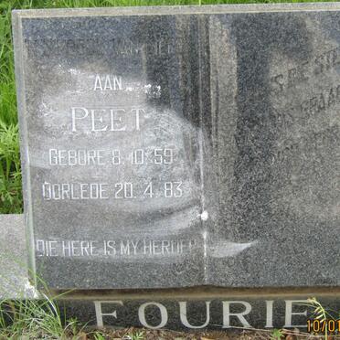 FOURIE Peet 1959-1983