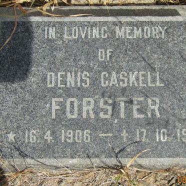 FORSTER Denis Gaskell 1906-1960