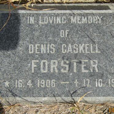 FORSTER Denis Gaskell 1906-1960