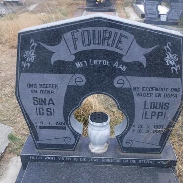 FOURIE Louis L.P.P. 1937-1992 &amp; G.S. 1938-