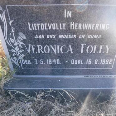 FOLEY Veronica 1940-1992