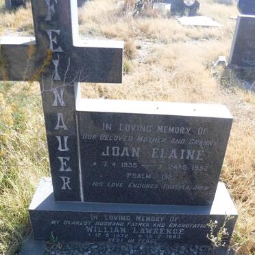 FEINAUER William Lawrence 1932-1983 &amp; Joan Elaine 1935-1992