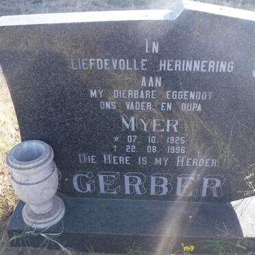 GERBER Myer 1925-1996