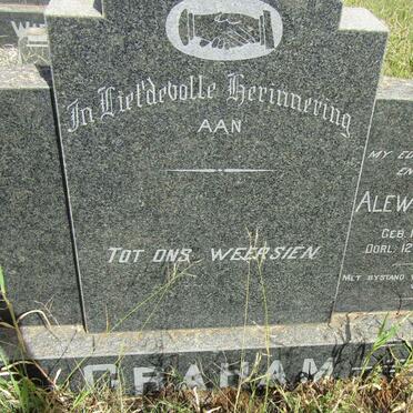 GRAHAM Alewyn Petrus 1913-1956