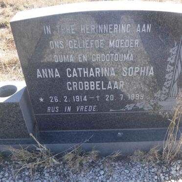 GROBBELAAR Anna Catharina Sophia 1914-1999