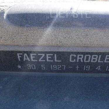 GROBLER Faezel 1927-1979