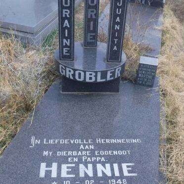 GROBLER Hennie 1948-1991 &amp; Marthie 1947-2002
