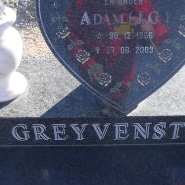 GREYVENSTEIN Adam J.G. 1966-2003